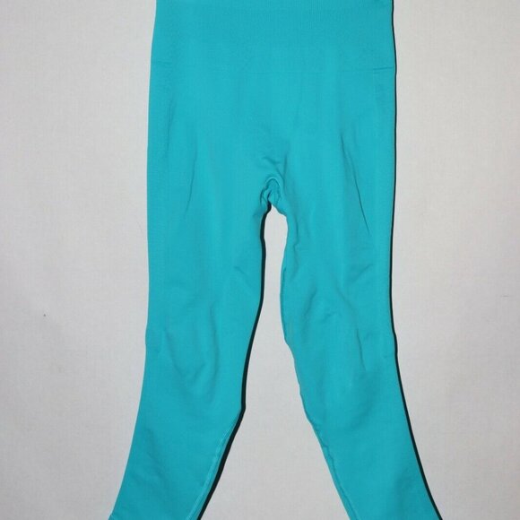 Lululemon Turquoise Leggings Cropped - Picture 3 of 4